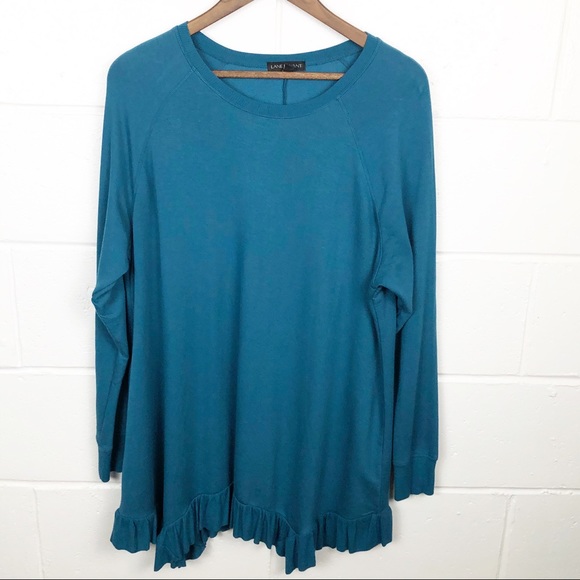 Lane Bryant Sweaters - *3 for $15* Lane Bryant Ruffle Hem Sweater
